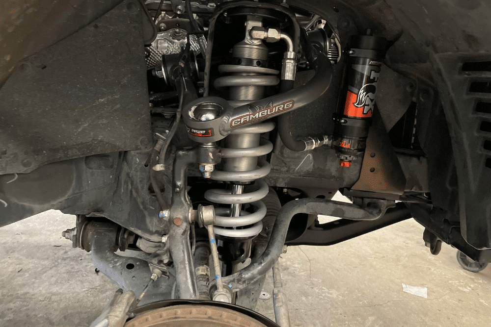 suspension bushing replacement, Off Road Specialist in Martinez, CA at Outlander Motorsports. Suspension system upgrade featuring high-performance off-road coilover shocks and suspension bushing.